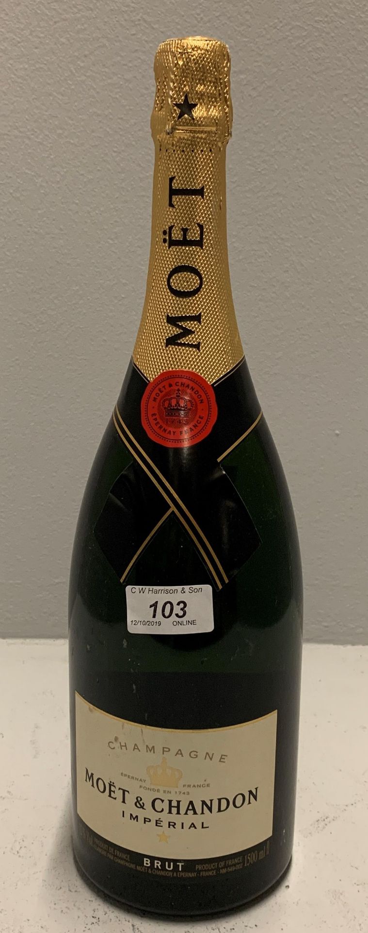 A 1500ml bottle Moet and Chandon Imperia