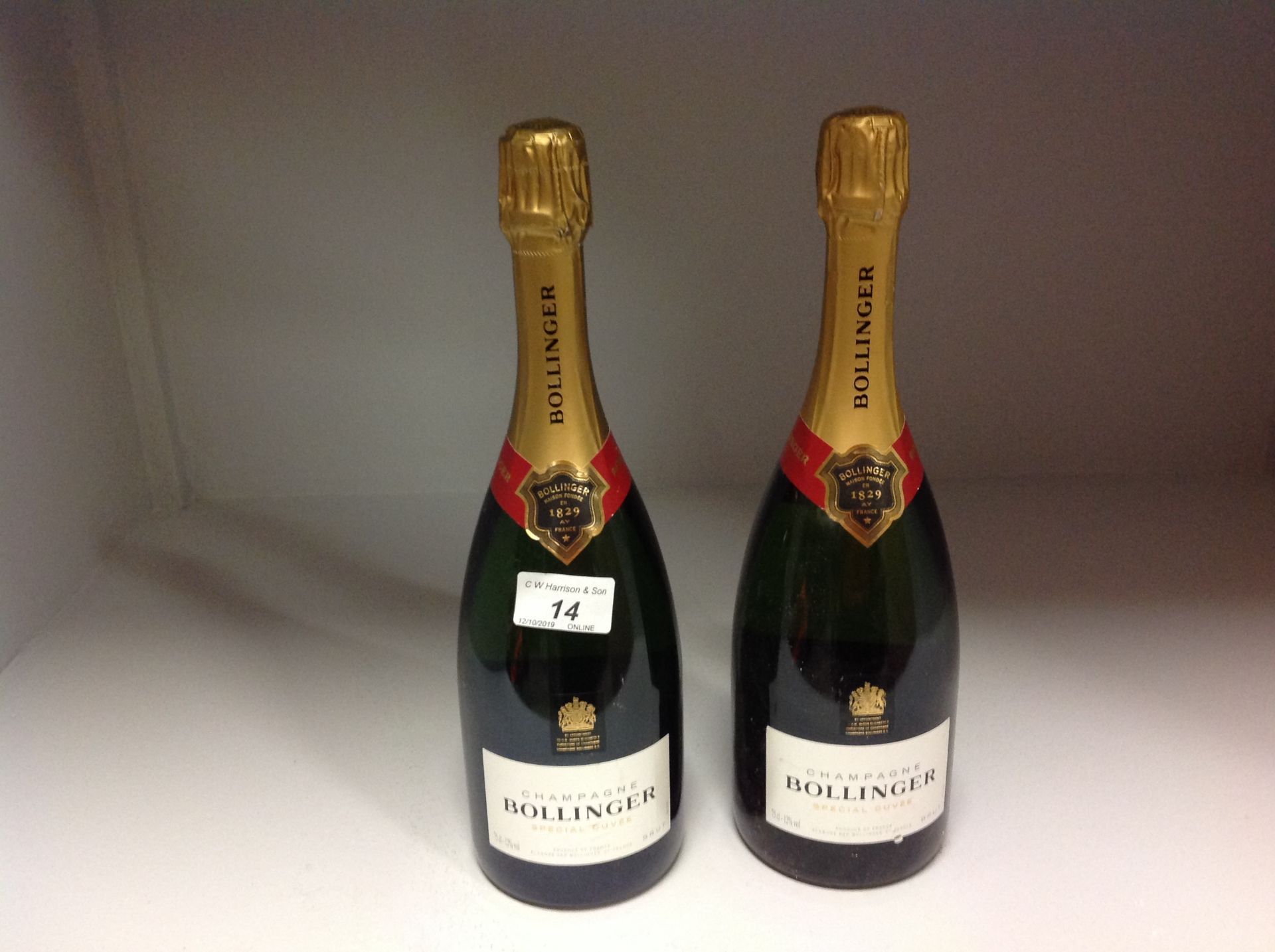 2 x 75cl bottles Bollinger Brut Special - Image 2 of 2