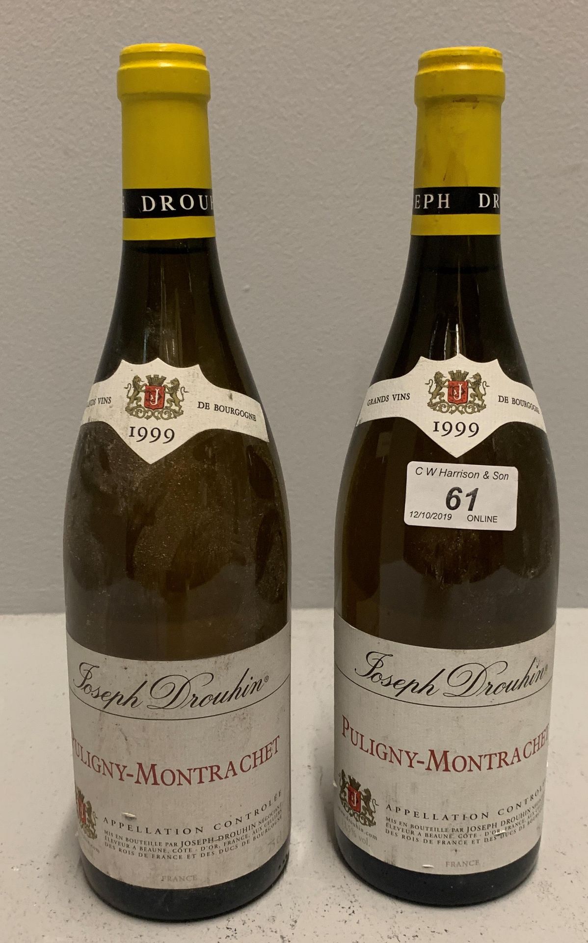 2 x 75cl bottles Joseph Drouhin Puligny