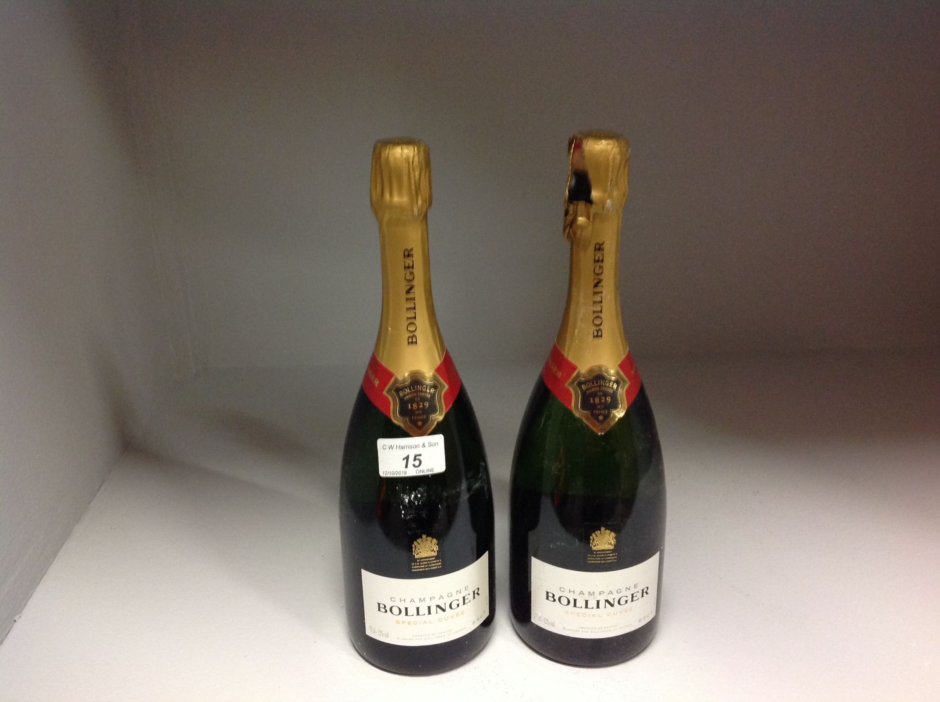 2 x 75cl bottles Bollinger Brut Special - Image 2 of 2