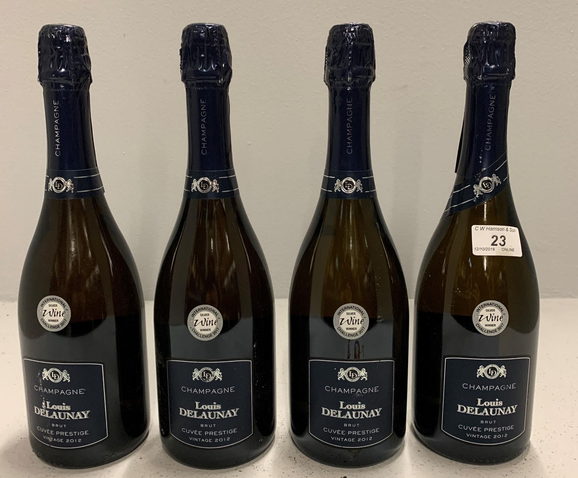 4 x 750ml bottles Louis Delaunay Brut Ch