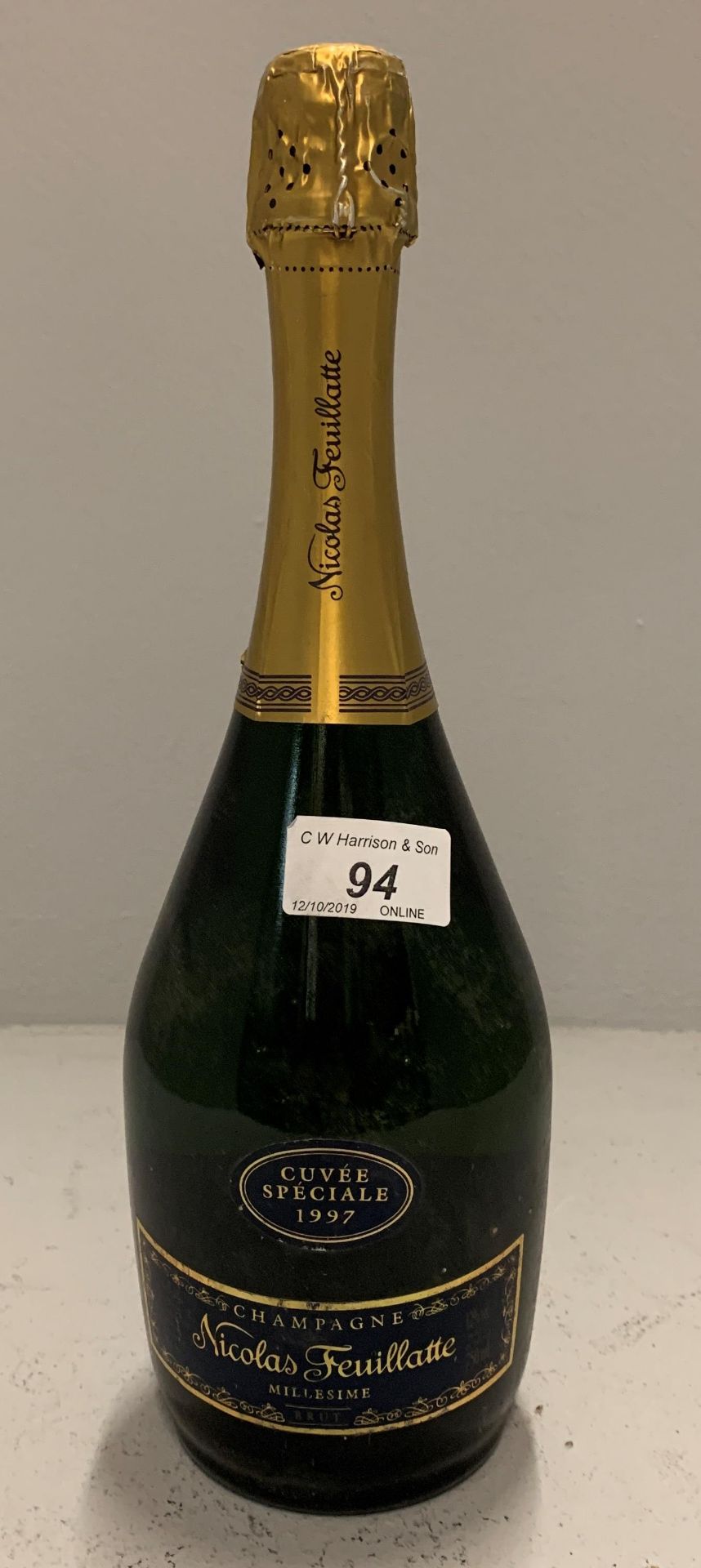 A 750ml bottle Nicolas Feuillatte Cuvee