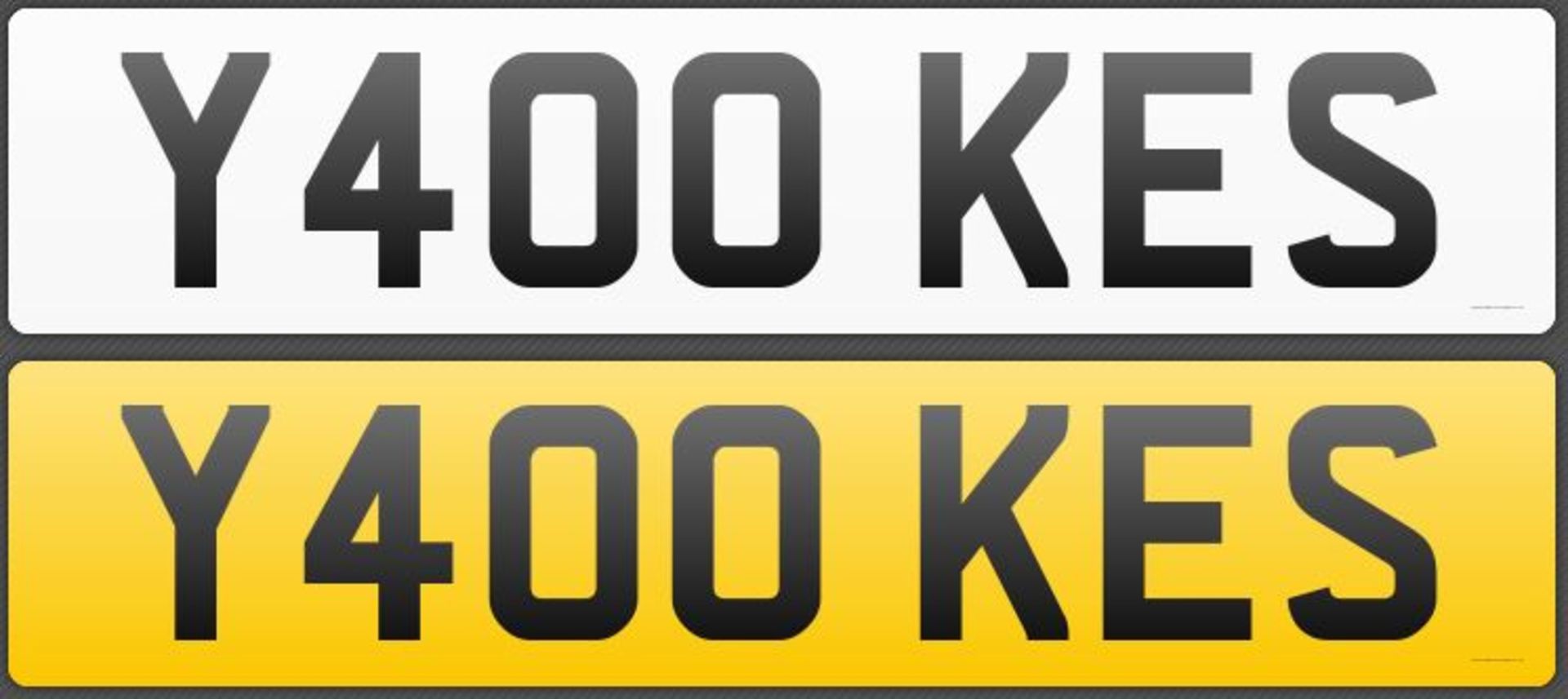 CHERISHED REGISTRATION NUMBER Y400 KES To be assigned by 16.05.