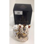 A Royal Crown Derby bone china Australian Collection (John Ablitt) Koala and Baby paperweight -