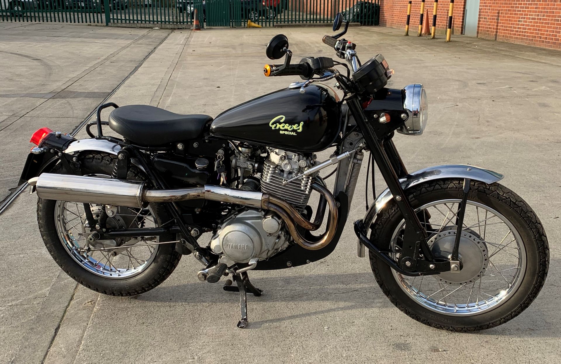 MOTORBIKE - 1961 GREEVES BMC Special - totally rebuilt and fitted with a Yamaha XT 600 engine -