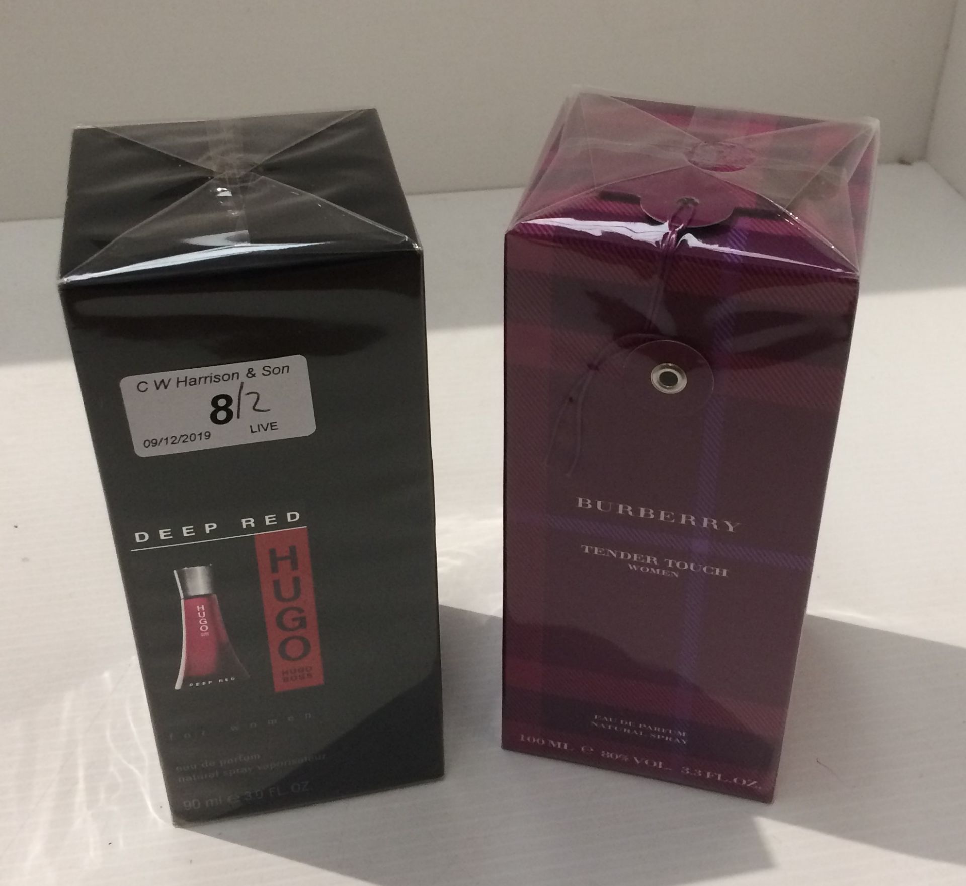 2 x items (both packaged) a 100ml bottle of Burberry Tender Touch Eau de Parfum natural spray and a