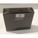 A packaged 75ml bottle of Ghost Deep Night Eau de Toilette natural spray