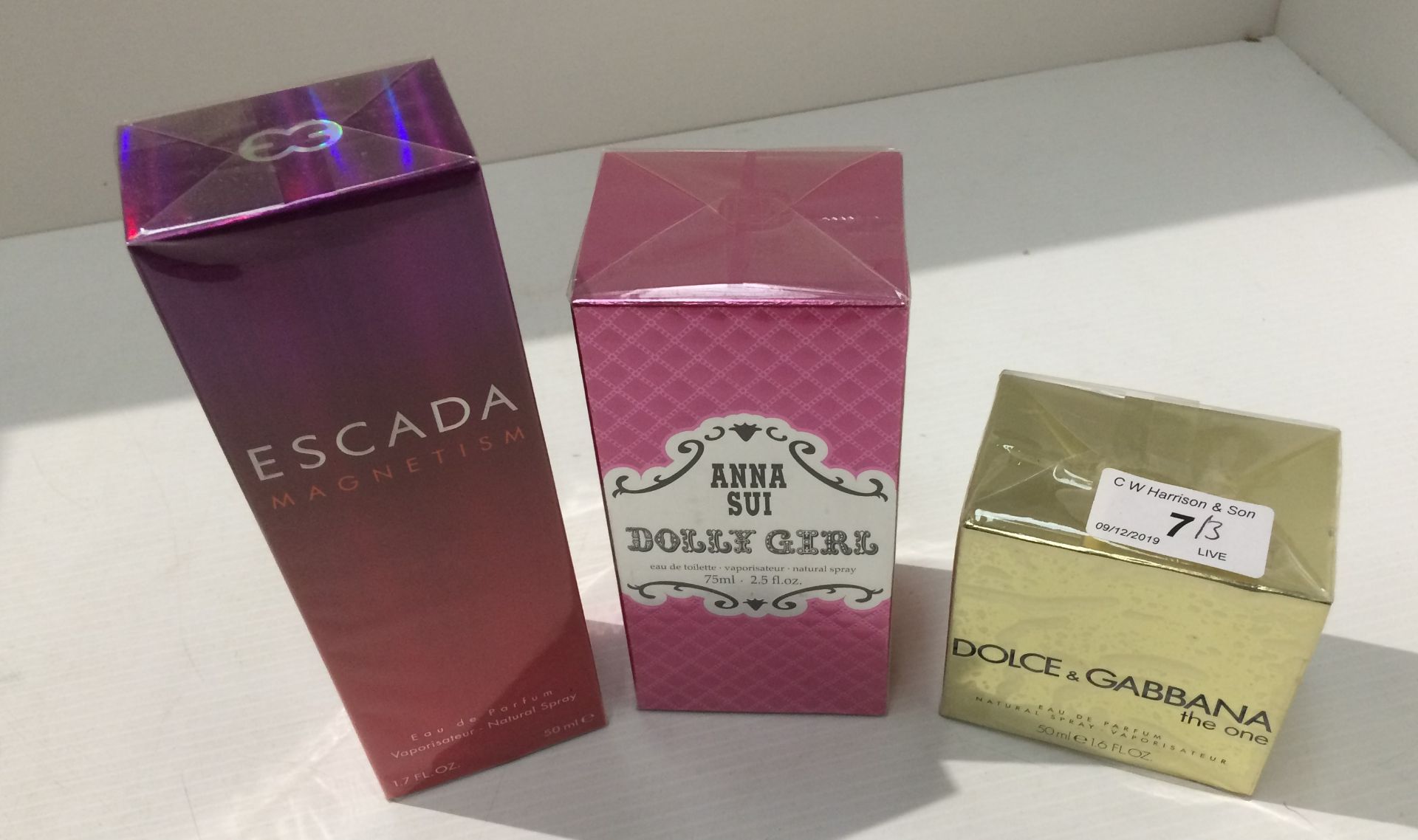 3 x items (all packaged) - a 50ml bottle of Escada Magnetism Eau de Parfum natural spray,