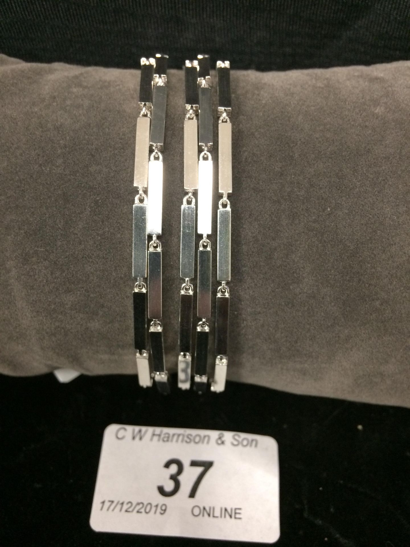 GEORG JENSEN 925 sterling silver layered bracelet RRP £495 (please note this lot is subject to vat) - Image 2 of 2