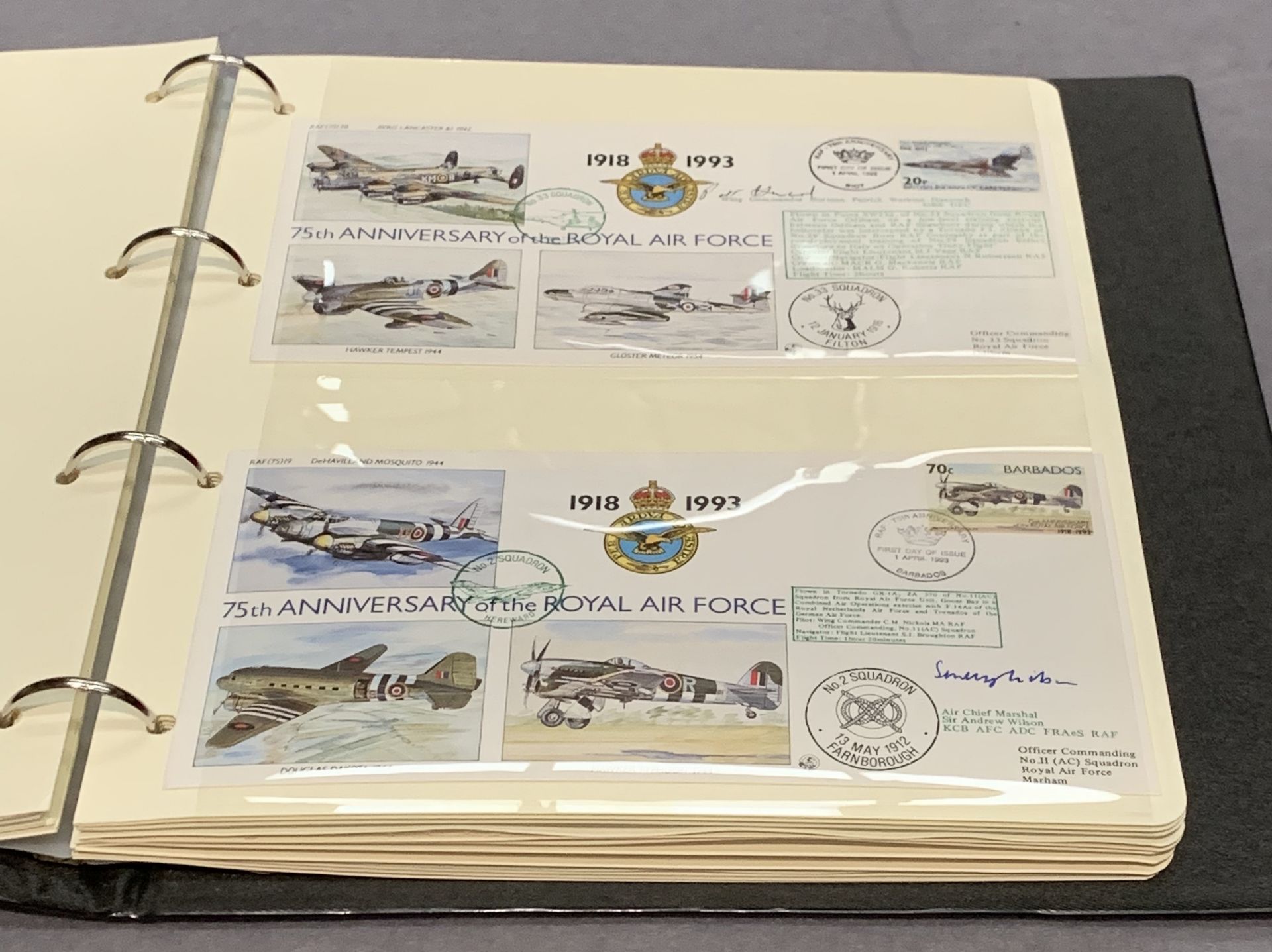 The Aviation Heritage Stamp Collection issued by Westminster in blue vinyl file - Image 2 of 3