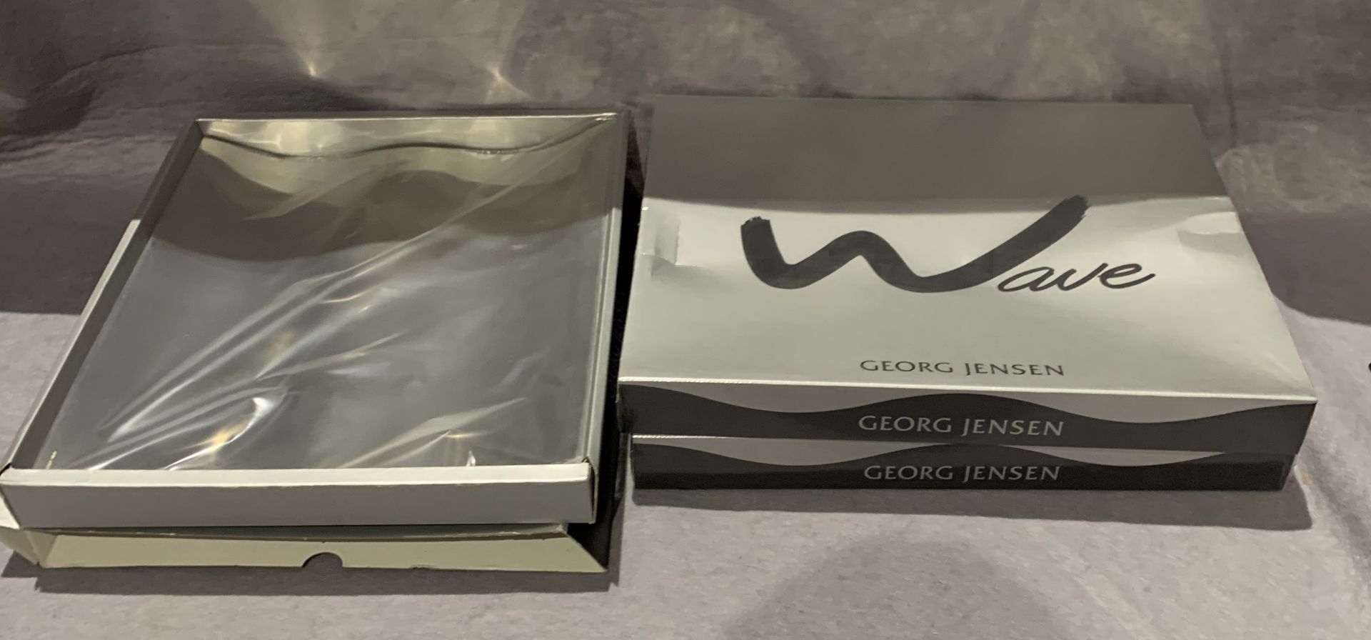 3 x Georg Jensen large desk sets - boxed (please note this lot is subject to VAT)