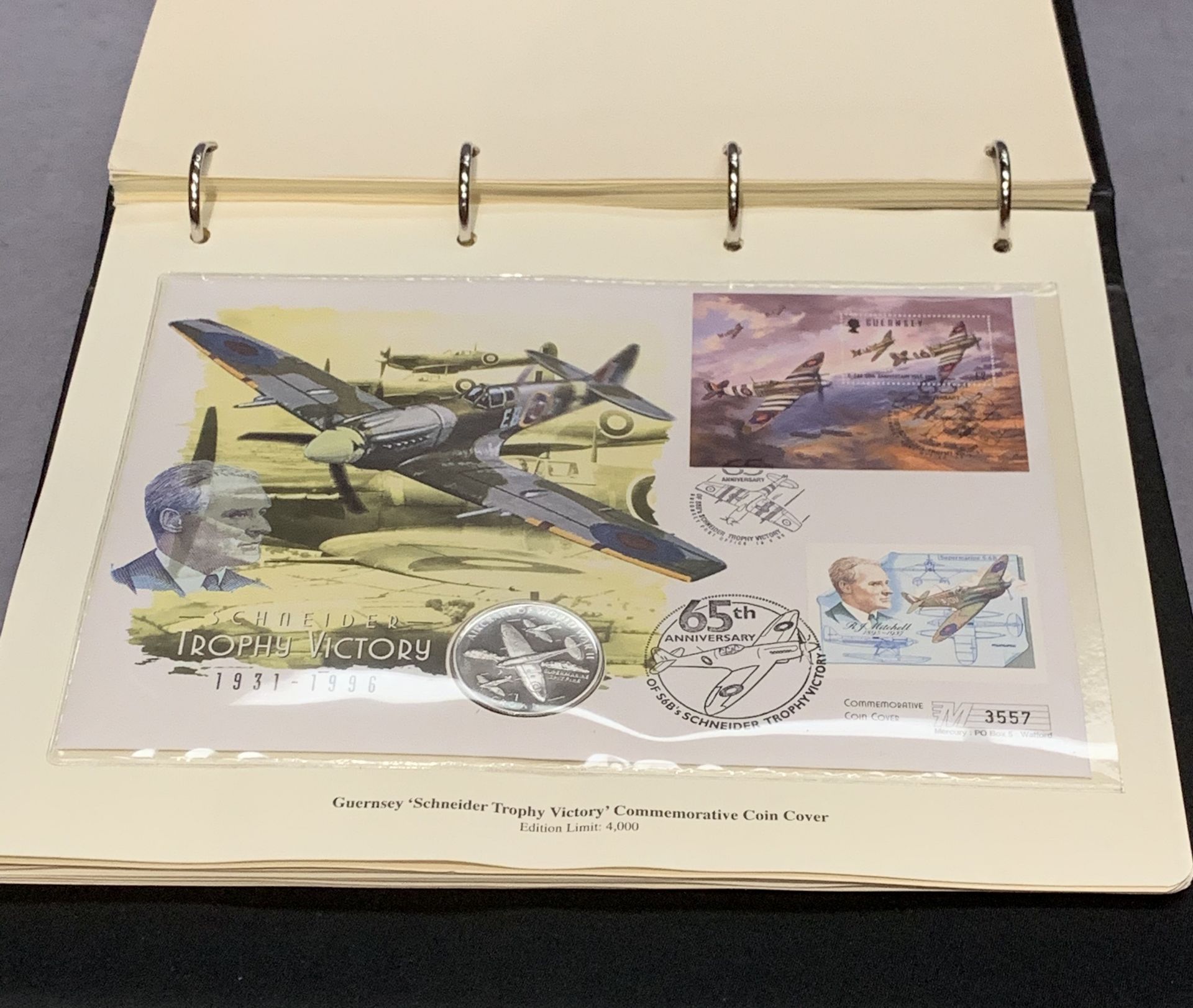 The Aviation Heritage Stamp Collection issued by Westminster in blue vinyl file - Image 3 of 3