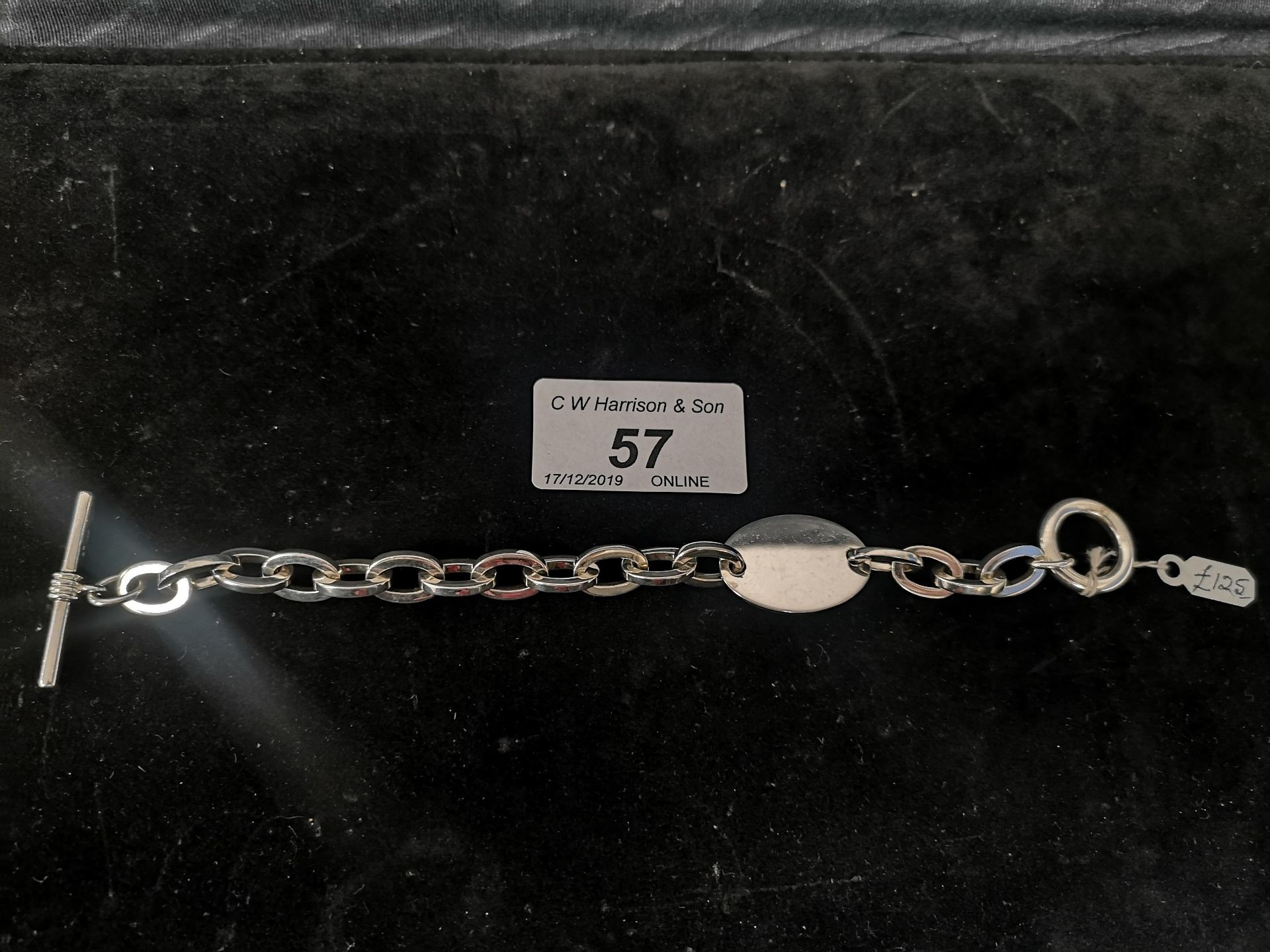 925 sterling silver bracelet RRP £125 (please note this lot is subject to vat)