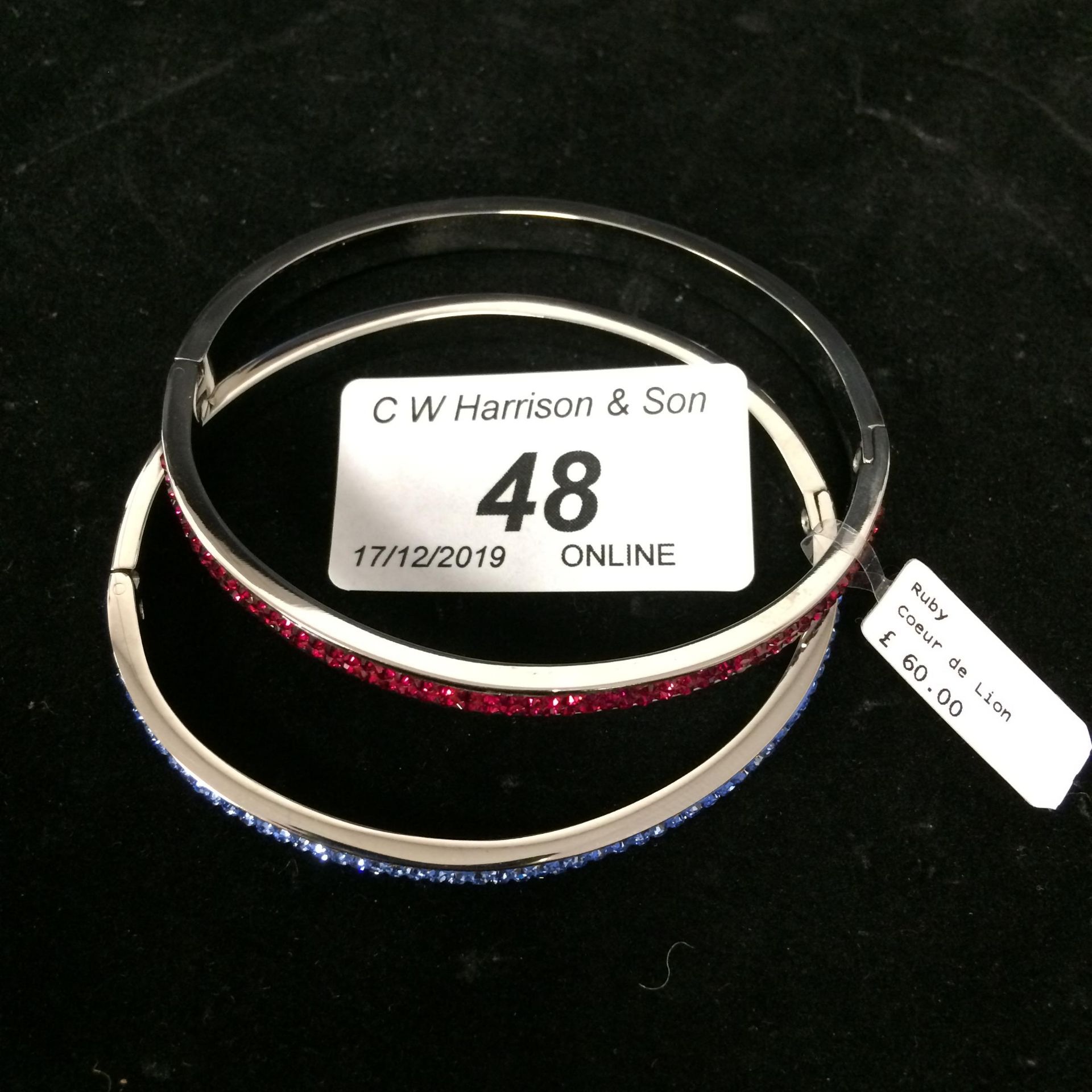 2 x bangles by Coeur De Lion RRP £60 each (please note this lot is subject to vat)