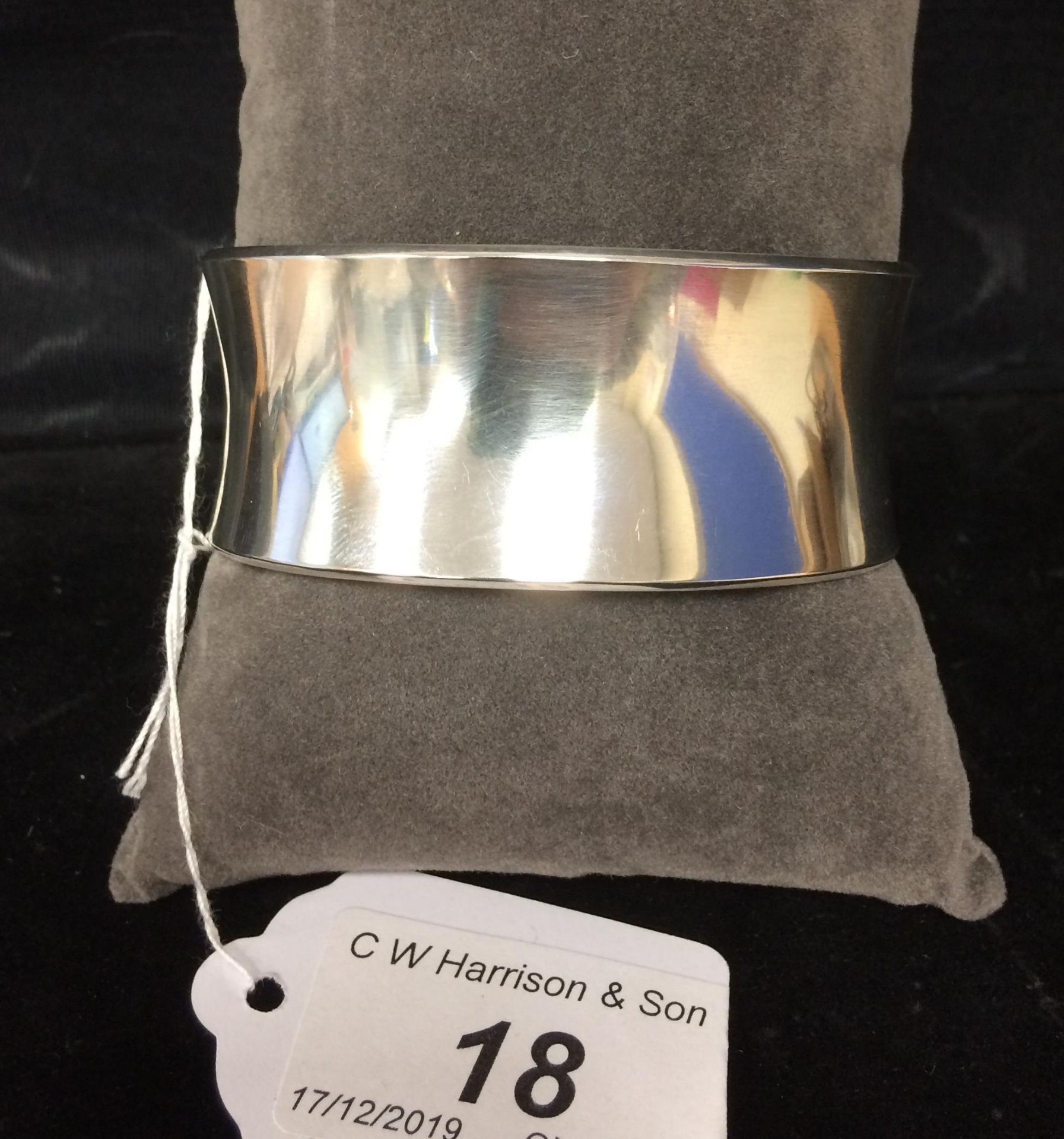 GEORG JENSEN 925 sterling silver bangle/cuff RRP £395 (please note this lot is subject to vat) - Image 5 of 5