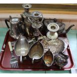 Various items of silver plate