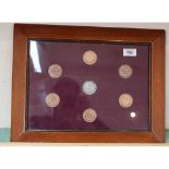 Seven framed 19th and early 20th Century horticultural medallions