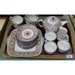 A Wedgwood Florentine part tea set