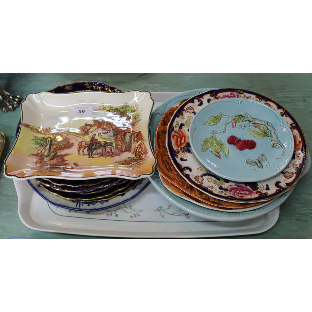 Royal Doulton Norfolk and Rustic England plus other plates