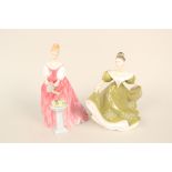 Two Royal Doulton figurines,