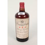 A bottle of Crawfords Special Reserve blended whisky