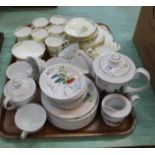 A Paragon floral part tea set plus one other,