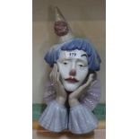 A Lladro clown,