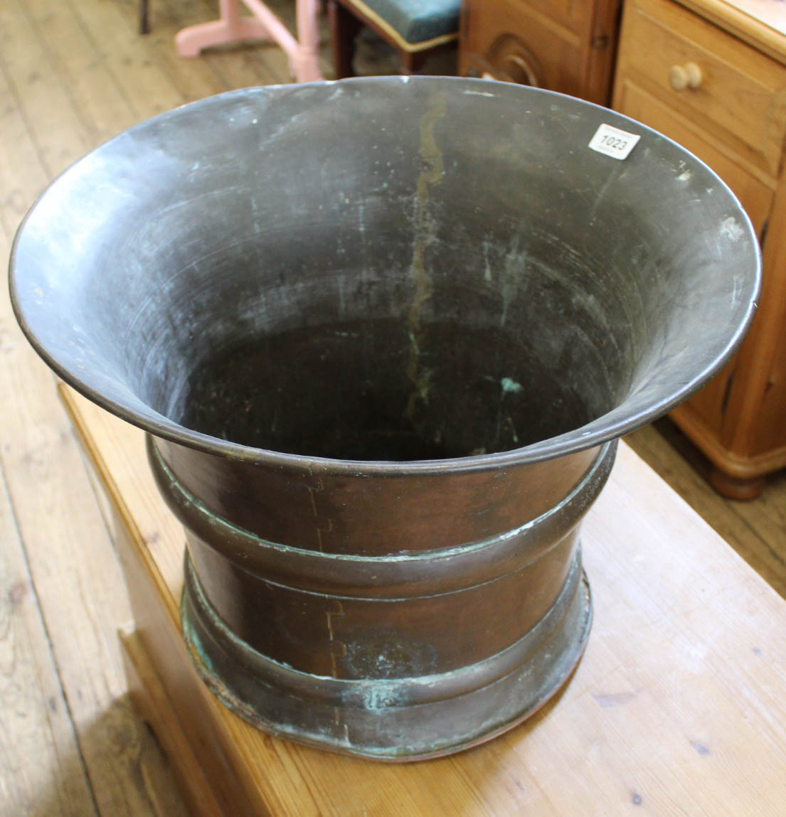 A 19th Century industrial copper pail