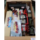 Boxed Corgi heavy haulage models,