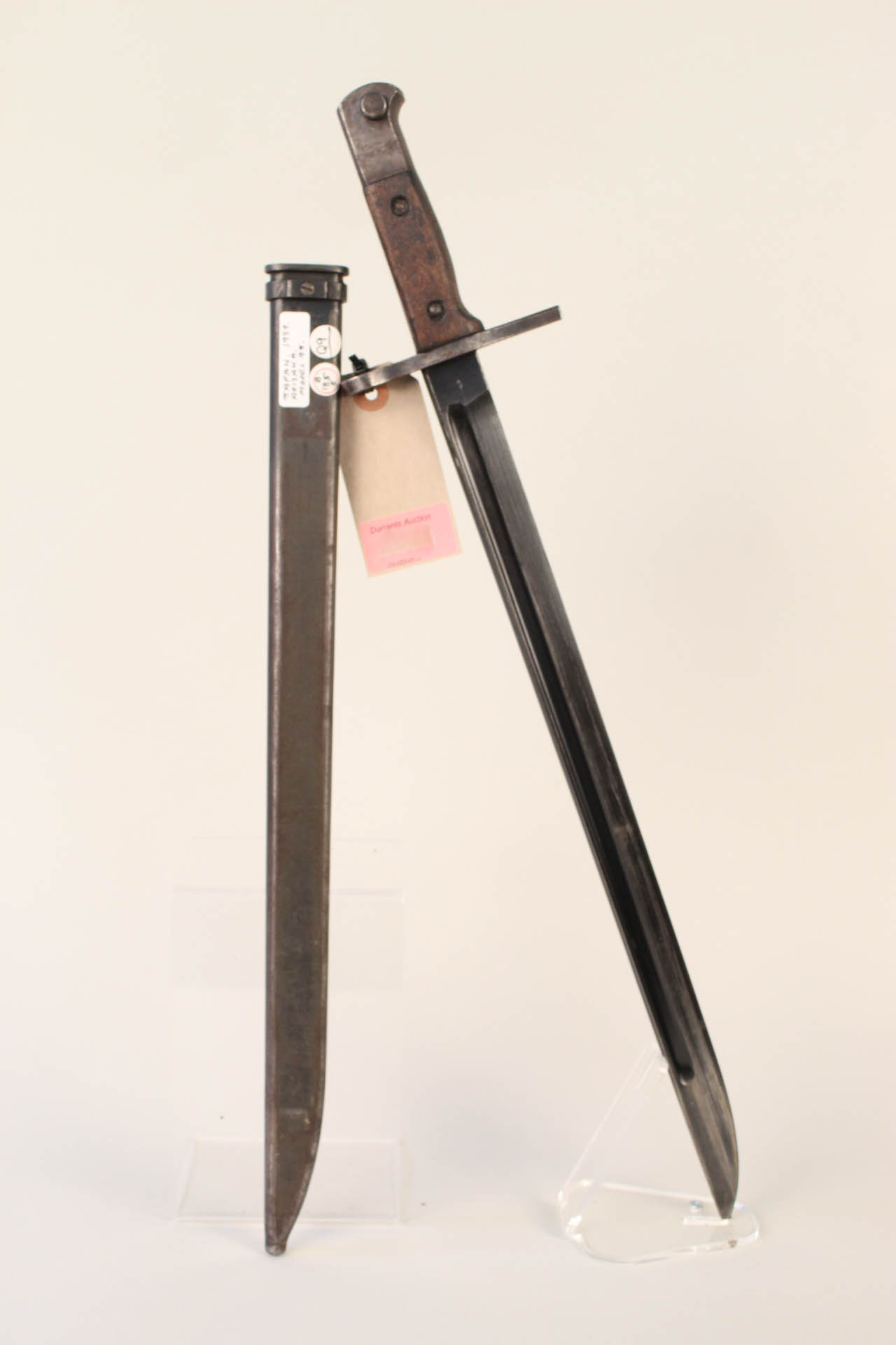 A Japanese model 1939 (Arisaka) bayonet with scabbard