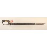 A British (East India Company) sappers or volunteer socket sword bayonet (no scabbard)