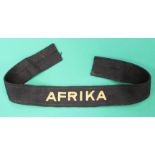 A German (PATTERN) Afrika cuff title