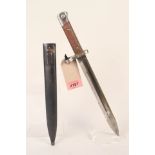 A Greek M1895/03 bayonet with scabbard