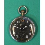 A gents Jaeger LeCoultre military pocket watch,