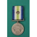 A (PATTERN) South Atlantic medal with rosette marked LSTD W Cunning D183527C HMS Yarmouth