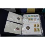 An album of silver Jubilee coin first day covers