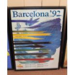 A 1992 Barcelona Olympics poster,