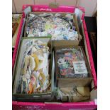 A large quantity of GB and world stamps off cover