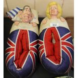 A pair of Fluck & Law Charles and Diana slippers