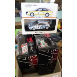 Six boxed Auto Art large scale rally cars