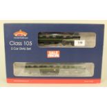 A boxed Bachmann 00 gauge class 105 two car DMU set