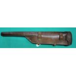 A good vintage 'leg of mutton' leather gun case