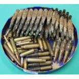 A quantity of inert/blank/empty cartridge cases