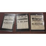 Auction sale posters, Mr Jonas Paxton, Whitecross Green Underwood 1862,