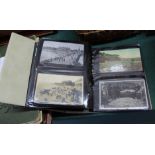 An album containing approx one hundred and twenty Edwardian Lowestoft postcards