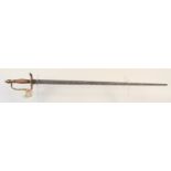 A British model 1796 Infantry Officers sword (Militia service) (no scabbard)