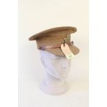 A British 1905 patt Field Service cap with G.S.