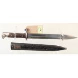 A German model 1871/84 knife bayonet with scabbard (export example)