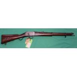 A .577/450 cal Martini Henry carbine MkII, lock marked L.S.A.