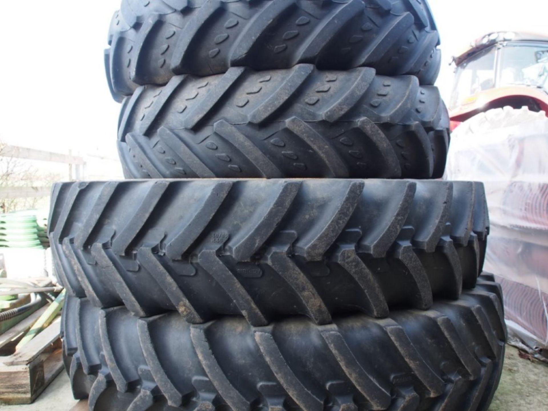 Set of Row crop wheels and tyres ex John 6430 from 320/82-32 Kleber Rear 340/85-46 Michelin